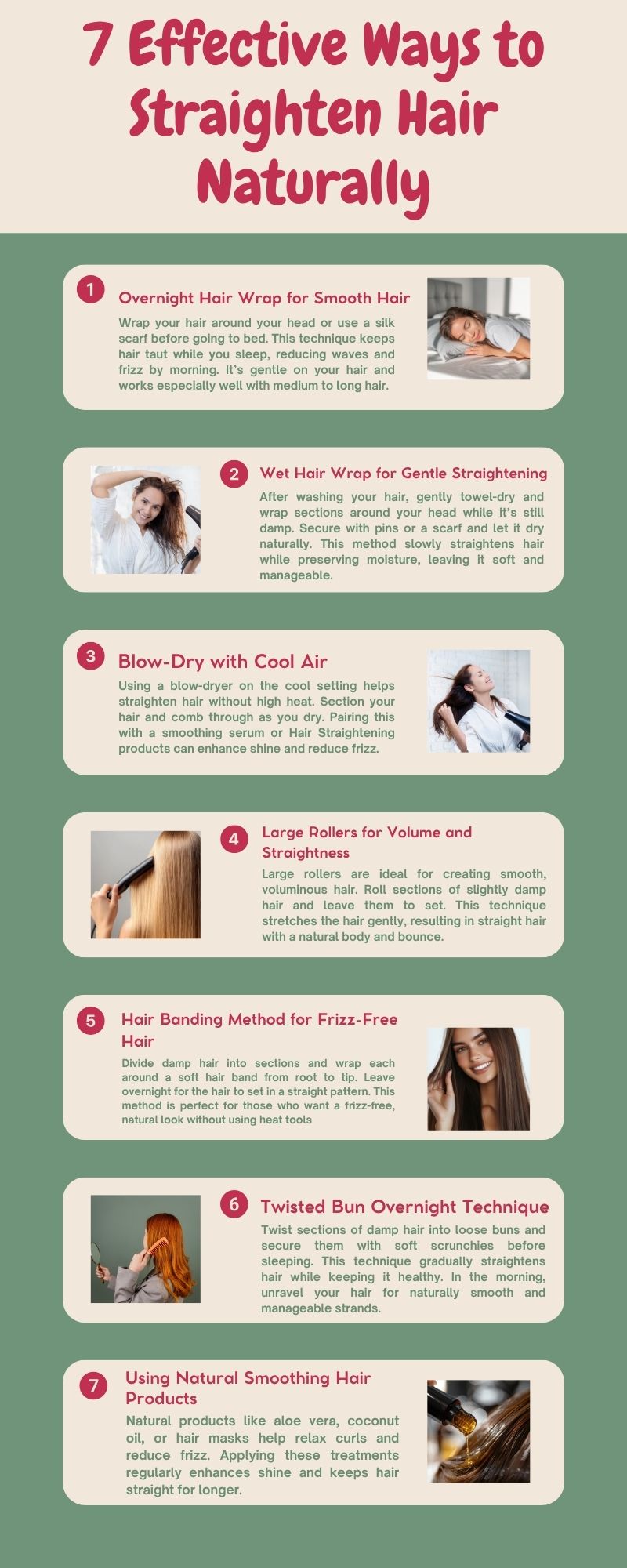7 Effective Ways to Straighten Hair Naturally